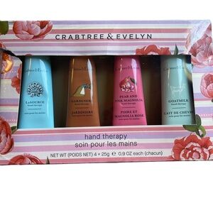 Crabtree & Evelyn Set of 4 hand therapy lotions NWT
